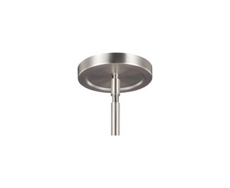 Feiss F3087/4Sn/Ch Prospect Park Glass Multi Light Drum Pendant, Satin Nickel, 4-Light (18" Dia X 16" H) 300Watts #TOP2