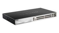 Image of D-Link 30-Port Gigabit Ethernet Switch, Lite Layer 3 Stackable Managed, 24x Ports, 2X 10GBase-T, 4X 10G SFP+ Ports (DGS-3130-30TS)