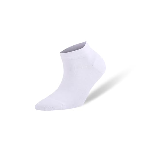 AWS/American Made 8 Pairs White Bamboo Low Cut Ankle Socks for Women Shoe Size 6 to 9 with Gift Box3