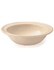 Yanco NS-303T Nessico Fruit Bowl, 4 oz Capacity, 1.25" Height, 4.75" Diameter, Melamine, Tan Color, Pack of 48