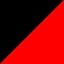 black / red