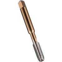 Dormer E5313/16NO3 Series E531 HSS Straight Flute Hand Tap BSW with Bright Finish, ISO Standard, NO3, 3/16"-24 Thread