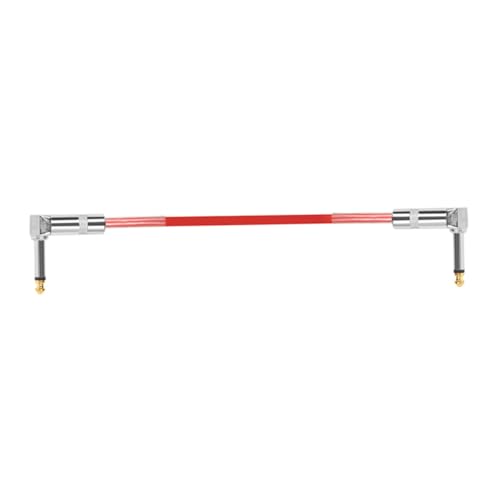 Abaodam Guitar Patch Cable Effector Connection for Electric Guitar Noise Reduction Audio Cable with Durable Heads Compact and Stylish Design for Musicians