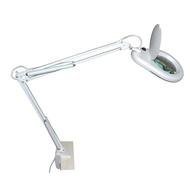 Lampada Da Tavolo Con Lente Di Ingrandimento 5 Diottrie, Diametro 5'', Illuminazione 80 Led, 7W