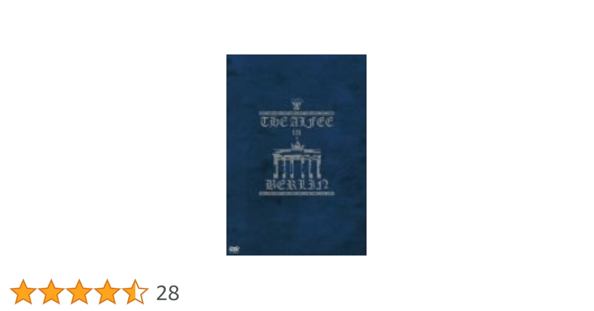 【最終価格！】【超レア】THE ALFEE in BERLIN DVD Amazon.co.jp: THE ALFEE in BERLIN at Brandenburg Tor 26th