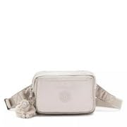 Image of Kipling Women's Abanu Medium Crossbody Bag, Lightweight, Adjustable Nylon Waist Pack with Multi-Compartment Zip Pockets