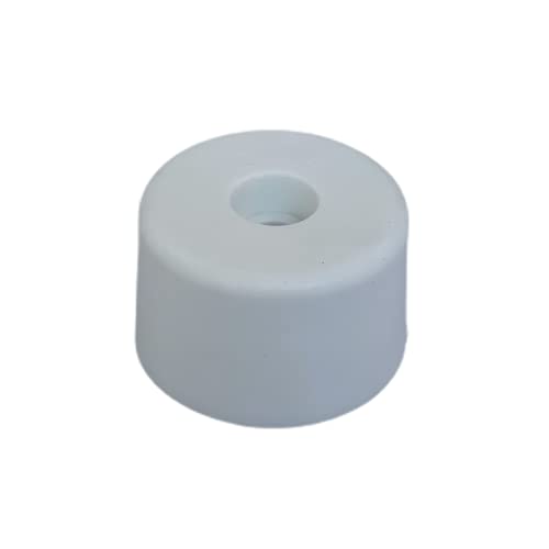 Lot de 2 Butoir MAXIGOM CiviC en élastomère blanc, diamètre 40mm/hauteur 25mm. 99102559