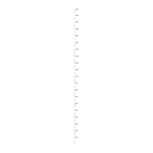 Pegatina de Medición de Crecimiento - Regla de Medición de Altura, Pegatina Adhesiva para Pared, Regla Desmontable de 0–200 cm | Medidor de Altura Transparente e Impermeable para Estudiantes, Guarderí