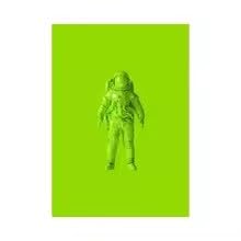 Art mural salon solution pour murs vides affiche astronaute avec cadre 3x