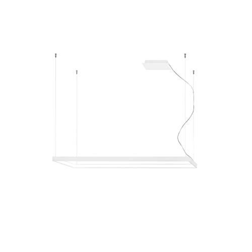 Sollux TH.168 Kronleuchter TUULA L weiss 4000K Aluminium 50W L: 130cm B: 40cm H: 150cm