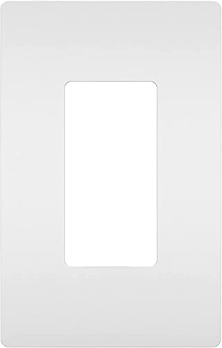 Legrand radiant Screwless Wall Plates for Decorator Rocker Outlets 1-Gang White 10-Pack RWP26WCC10-10PK