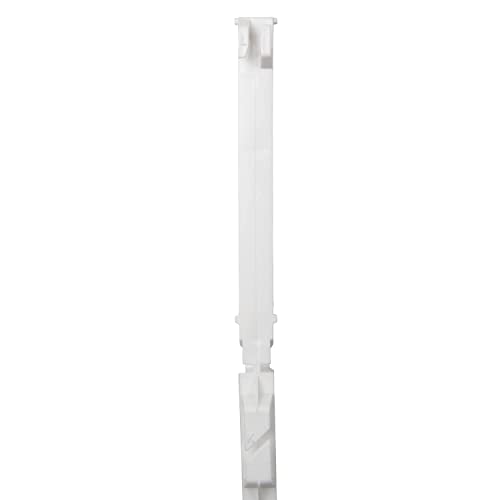 horizont Weidezaunpfähle Kunststoff 5/ 10/ 20/ 40 Stück weiß, Höhe 71cm, 108cm, 138cm, Doppeltritt, Kunststoffpfahl mit Ösen