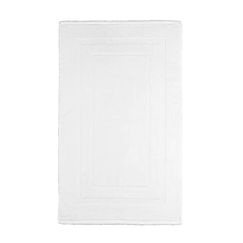 Morbidissimi Tappetino da Bagno Spugna 750 gr/mq 50x80 cm W748 Bianco