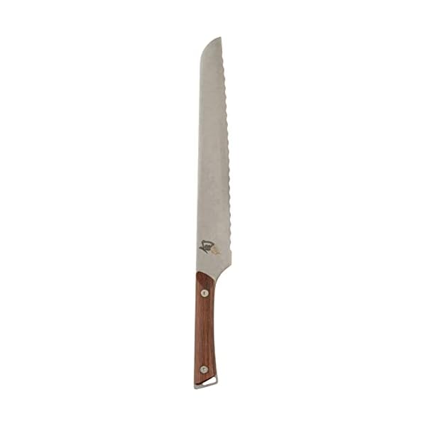 Shun Cutlery Kanso Bread Knife 9”, Long Serrations Glide Through Bread