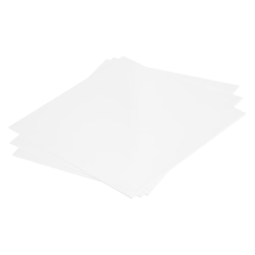 MECCANIXITY ABS Plastic Sheet 8 x 8 x 0.04 Inch ABS Styrene Sheets for Building Model DIY Crafts Panel White 3 Pcs