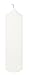 Produktbild Fink Stumpenkerze - weiß getaucht Brenndauer ca 180 Stunden H 30 cm D 8 cm