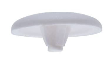 Keple White Plastic Сap Сovers for Screw with Phillips Pozidriv - Image 3