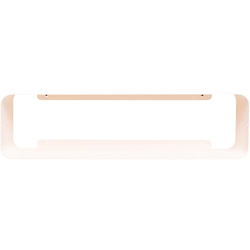 Kare Étagère Murale Design Lounge XS, crème, 58 x 15 x 15 cm, Console TV, étagère Murale, Design Minimaliste, Flottante, Acier, Industriel, Moderne, Salon