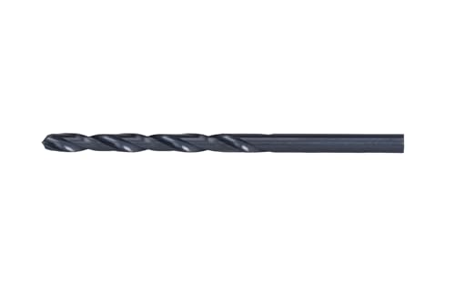 Image of Century Drill & Tool 24113 Pro Grade Black Oxide Drill Bit, 13 /64 inch, Pro | Straight shank, 3-5 /8 inch overall length, 135 point, cuts steel, wood & plastic, 135 split point
