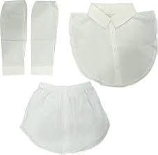 مكملات حجاب للنساء من شميز، مصنوعة من قماش عالي الجودة، متعددة الألوان، مقاس موحد، بتصميم تقليدي، تشمل جيب وكم وياقة لتطويل الملابس