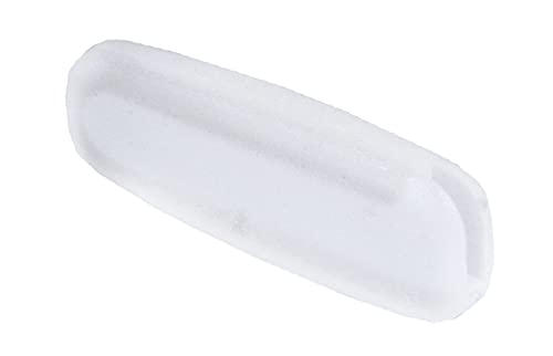 ic! Berlin Paire de plaquettes de nez à clipser 14 mm en gris, noir ou transparent (transparent), 2 Stück (1er Pack), Élastomère thermoplastique
