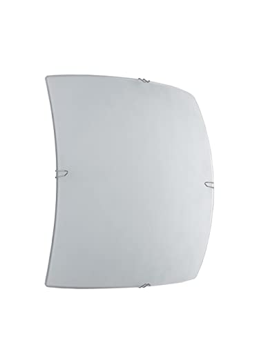 Plafonnier LED 25cm verre blanc éclairage homogène sans ombre