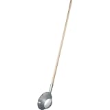 STUBAI Mörtelschöpfer Aktion 225 mm | mit Stiel | Profi Gipserpfanne für Putz- und Spachtelarbeiten, Betonarbeiten und zum Fliesenlegen im Innen- als auch im Außenbereich