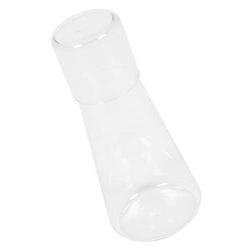 KOCKSHION Botella de Vidrio Multifuncional Escritorio y Bebidas Frías Resistente Calor de Jarra de Vidrio Uso Diario y Ocasiones Especiales