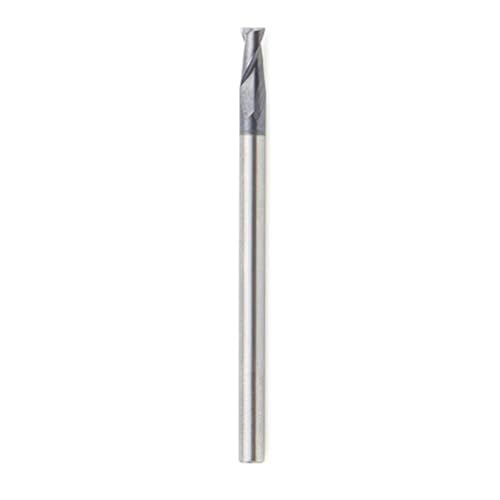 Amana Tool - 51461 CNC Solid Carbide Spiral for Steel &amp; Stainless Steel with AlTiN Coating