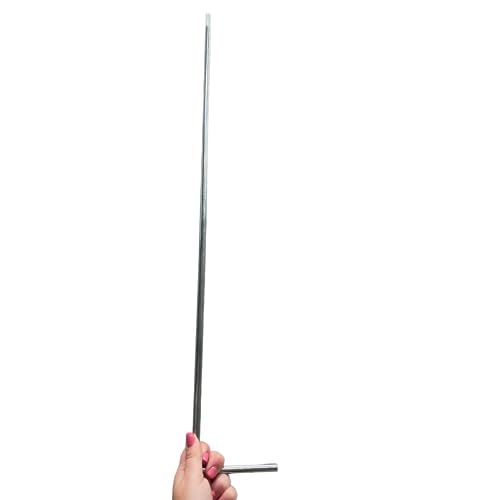 Trade Access Panels Extended Metal Tee Key - 700mm Extra Long. Loft Door Opening Pole with 8mm Square Drive. Replacement Loft Hatch Key for Budget Locks - Lightweight & Fully Assembled