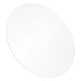 EXHUMKY Acryl Kuchenplatte Rund Wiederverwendbar Robust Stabil Tortendekoration Und Präsentation Für Geburtstage Hochzeiten Babypartys Und Bäckerei Geeignet