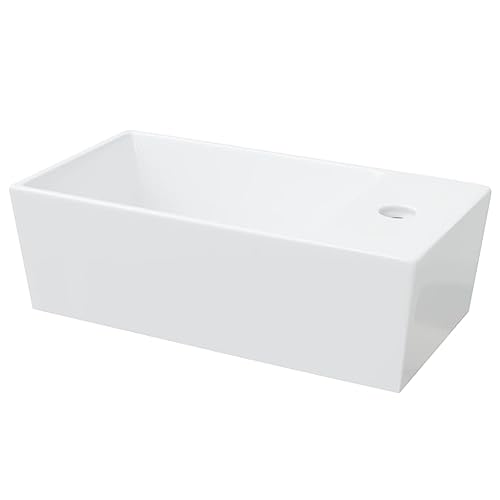 Vidaxl Lavandino Bianco 48X25X15 Cm In Ceramica - 5