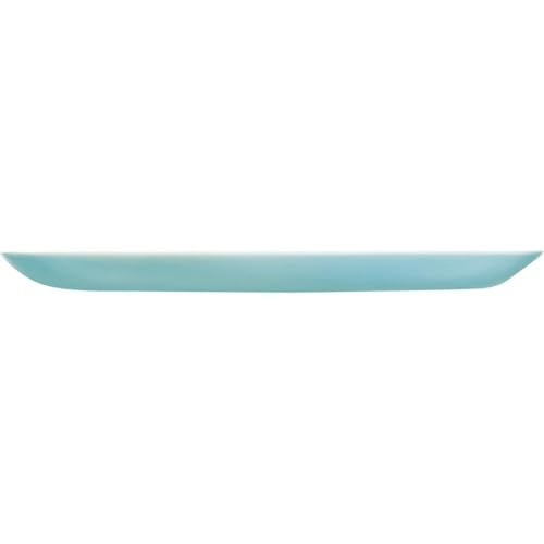 LUMINARC Speiseteller Glas Blau 25 cm Hartglas Essteller türkis Servierteller Spülmaschinenfest Mikrowelle Diwali Light Turquoise 1 Stück