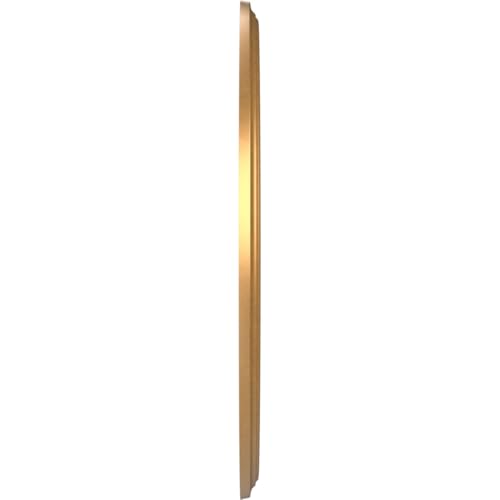Image of Ekena Millwork CMP22BEBGL Berkshire Thermoformed PVC Ceiling Medallion (Fits Canopies up to 10 1 /8 inch), 22 inchOD x 3 1 /2 inchID x 1 inchP, Bright Coat Gold