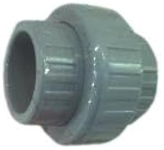 SPEARS 857-015C Domestic, SCH 80/XH, FKM 0-Ring Seal, 1-1/2 INCH Nominal, 2235 PSI, Molded, Socket, Union Fitting, CPVC, Gray