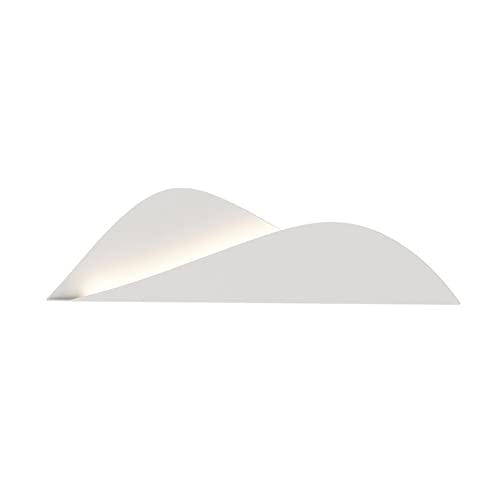 Applique murale moderne éclairage blanc chaud design montagne en acrylique