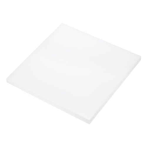 Image of DMiotech 12 x 12 x 1 /2 Inch Plastic UHMW Sheets, Ultra High Molecular Weight Polyethylene, Opaque White Polyethylene Board for Automotive, Chemical, Manufacturing, DIY Home Kitchen
