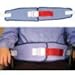 Wheelchair Seatbelt Resident Release Soft Belts - Velcro with Red Loop