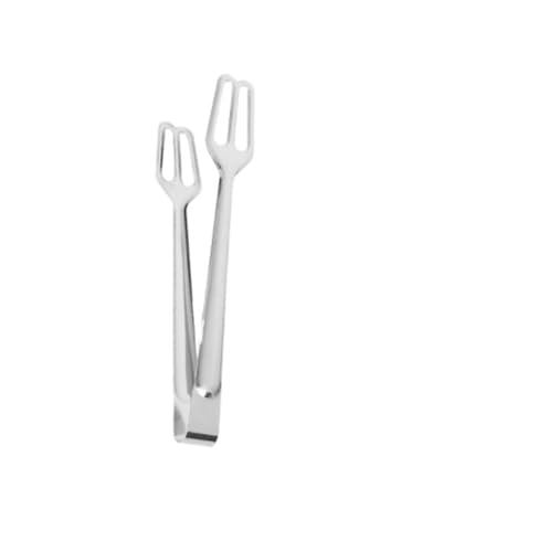 SAGELSHN Pinzas Cocina Barbacoa Pinzas For Parrilla De Acero Inoxidable, Pinzas For Alimentos, Adecuadas For Cocinar Al Aire Libre, Pinzas For Pan Pinzas para Asar(25cm)