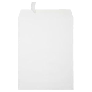 LUXPaper Briefumschläge Weißes Leinen, 50 Stück