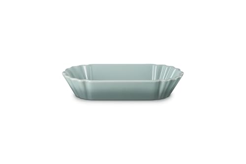Image of Le Creuset Stoneware Bistro Boat, 14 oz. (8.5 inch L x 4 inch W x 1.7 inch D), Sea Salt