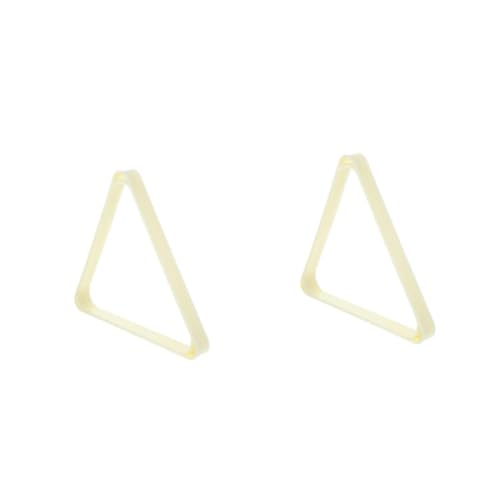 balacoo 2pcs Pool Balls Triangle Rack Billiards Triangle Rack for Billiard Balls and Frame