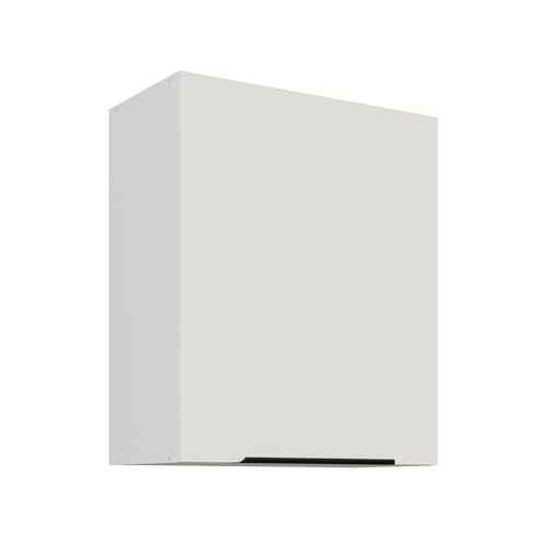 Kuechen-preisbombe Küchen Hängeschrank 60 cm ARIA Weiss Ultra matt + Weiss matt, hochwertige Fronten mit Anti Fingerprint Beschichtung Küchenzeile Küchenblock