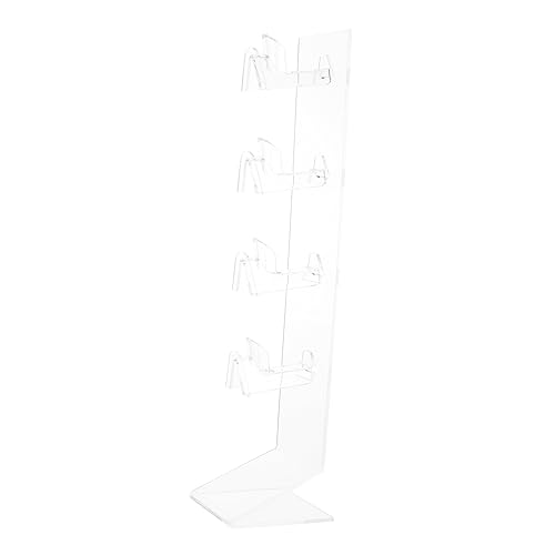 Ciieeo Stylish Acrylic Glasses Holder 4-level Eyeglass Rack for Sunglasses Display