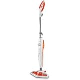 brosse vapeur karcher Puissance : 1500W Polti Vaporetto SV420_Frescovapor balai vapeur avec brosse Vaporforce, pour tous les sols et tapis, tue et élimine 99,9%* des virus, germes et bactéries, 1500 W, 0,3 L, orange