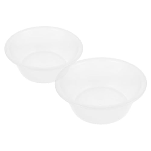 Balde plástico grande para remojo de pies y lavado facial gris miniatura 1