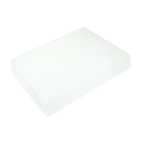 Generic 10x Sticky Mat for Cleanroom Walk Off Mat for Construction Multipurpose Paste Floor Mats Tacky Pads for Hotels Server Room, White