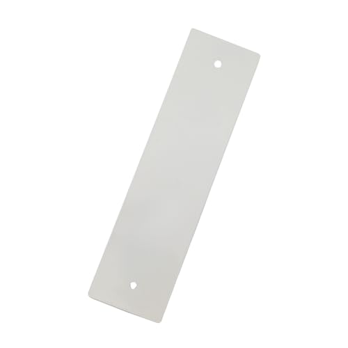 Placca cieca 165 mm copri foro avvolgibile motore tapparella avvolgitore (Bianco)