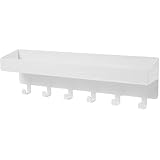 CIYODO Stabiler Wand medaillenhalter aus Eisen Weißer Hängender Organizer zur Medaillenaufbewahrung und Turnierschleifen anzeige Praktisches Wandregal für Gymnastikmedaillen und