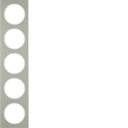 Marco 5E R.3 cadre acier blanc brillant pour prise et interrupteur